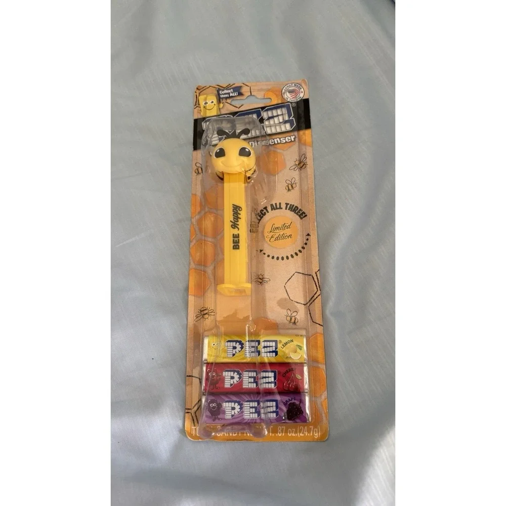 PEZ Bee Dispenser BEE HAPPY [Carded] US Release 2021